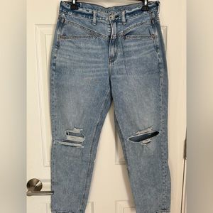 AE Light Wash Mom Jeans